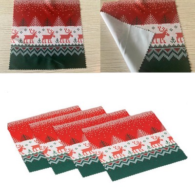 6" Microfiber Cleaning Cloth With Petal Edge