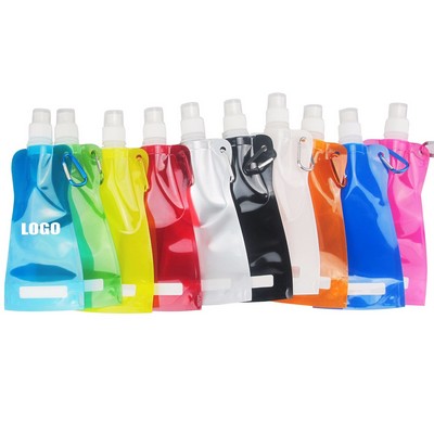 Foldable Water Bag w/Carabiner