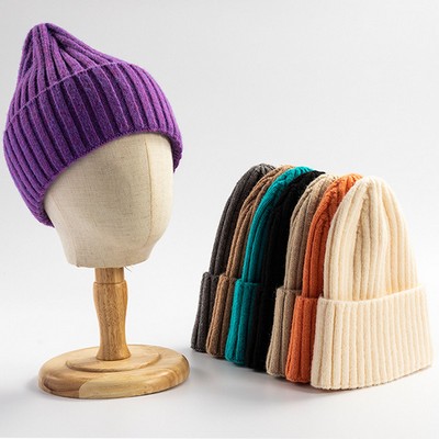 Autumn And Winter Knitted Thickened Warm Hat