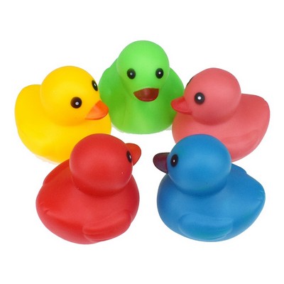 Five Colorful Rubber Duck Toys Set