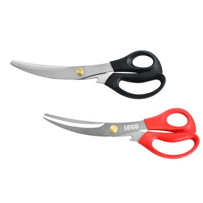 Kitchen Scissors w/Curve Blade
