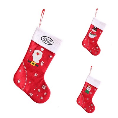 Large Christmas Stocking Sack Gift Bag