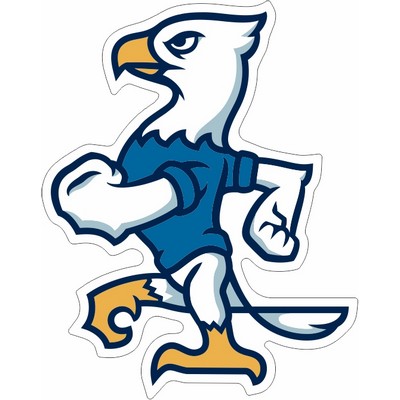 White Removable Glass Decals (8"X3.5") - Removeable. Repositionable. Custom Shape