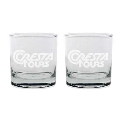 Set of Two 11 oz. Classic Double Rocks Glasses