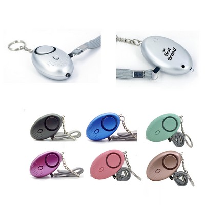 Personal Emergency Alarm with Keychain and LED Light