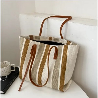 Large Cotton Canvas Tote Bag