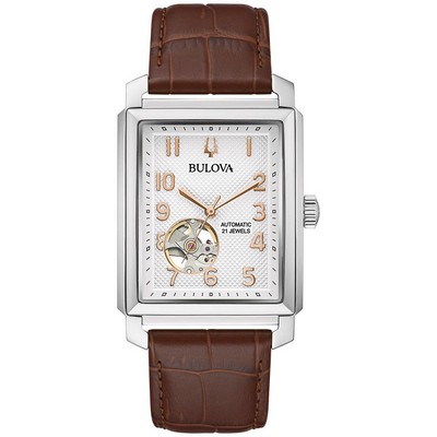 Bulova Watches Men's Automatic Classic Leather Strap