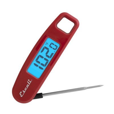 KitchenSupply Escali - Compact Folding Digital Thermometer Red