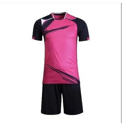 Short Sleeve Sports Uniform w/Open Stub Collar
