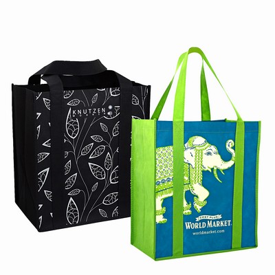 Custom 90g Non-Woven PP Tote Bag (13"x15"x8")