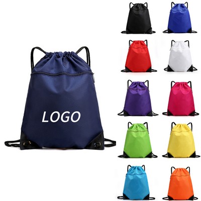 Oxford Drawstring Backpack Gym Bag