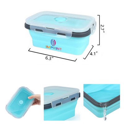 Collapsible Foldable Silicone Food Storage Containers