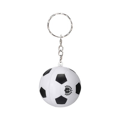 1 1/2" Soccer Stress Reliever Key Chain