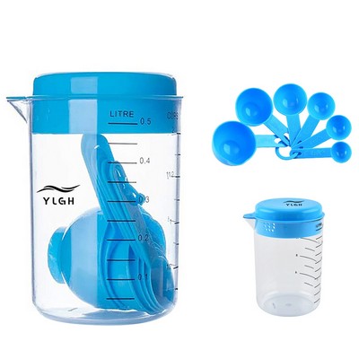 500ml Cup With Measuring Spoons Kits