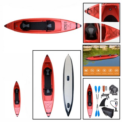 Complete 2-Person Inflatable Canoe Kit