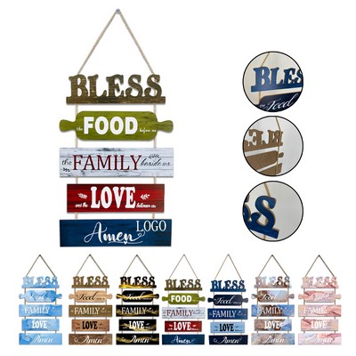 American Country Wooden Home Decor Hanging Sign