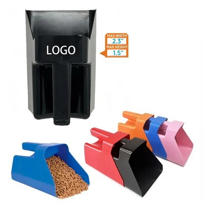 3 Quart Plastic feed scoop for animal and farm