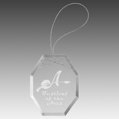 Glass Ornament with String