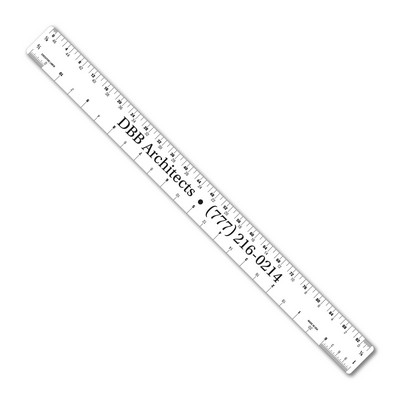 12" Ruler - Architect and/or Engineer, PVC or Polycarbonate