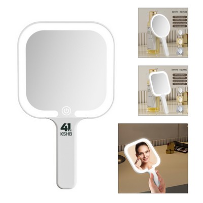 LED Rechargeable Handheld Makeup Mirror
