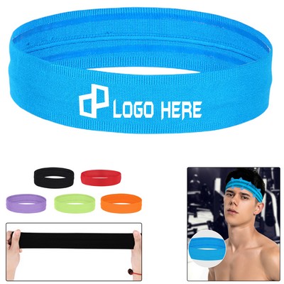 Non-Slip Stretchy Sweat Bands Headband