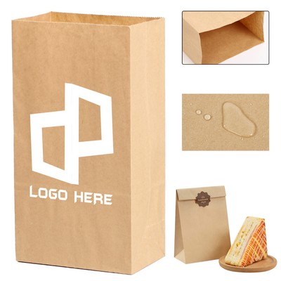 3.54X2.17X7.09" Grease Proofing Kraft Paper Bag