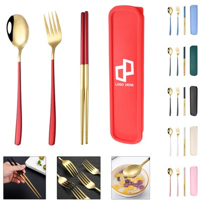 Portable Stainless Steel Flatware Set