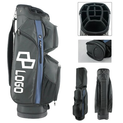 35.03X14.46X10.06" Nylon Golf Bag