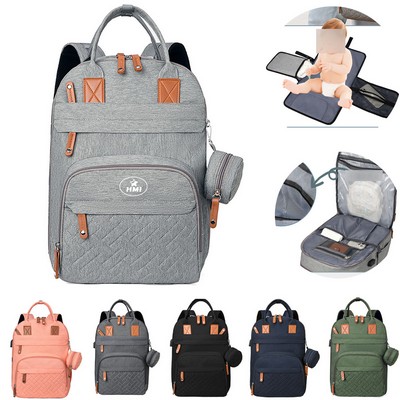 Diaper Bag Backpack with Diaper Pouch
