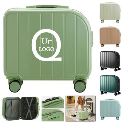 18" Abs Carry-On Travel Luggage Suitcase