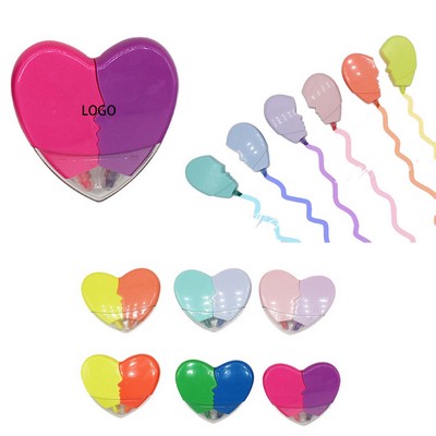 Heart-Shaped Heart Fluorescent Marker