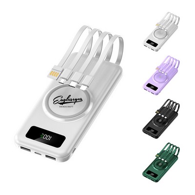 10000mAh Capacity Wireless Power Bank