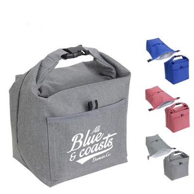 Roll-top Insulated Lunch Tote Bag