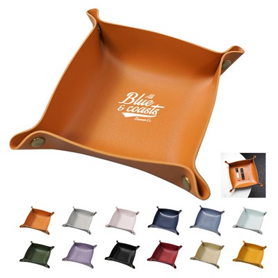 Desktop Pu Leather Organizer