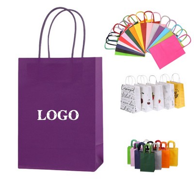 Custom Full Color Digital Printed Kraft Paper Bag
