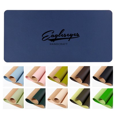 Anti-slip PU Leather Mouse Pad