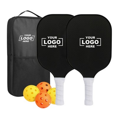 Fiberglass Pickleball Paddles Set With Bag And 4 Balls