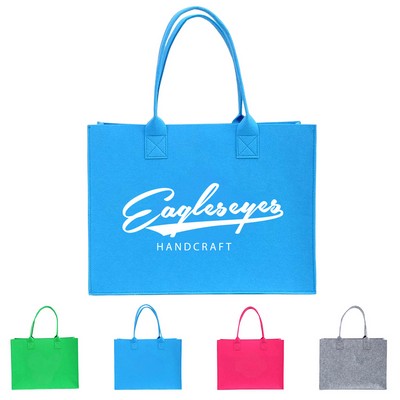 Tear Resistant Felt Shopping Tote Bag