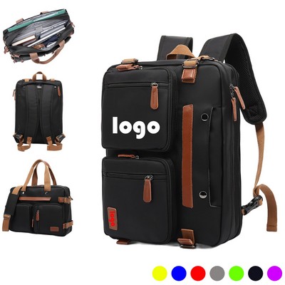 Convertible Laptop Backpack with USB Charging Port