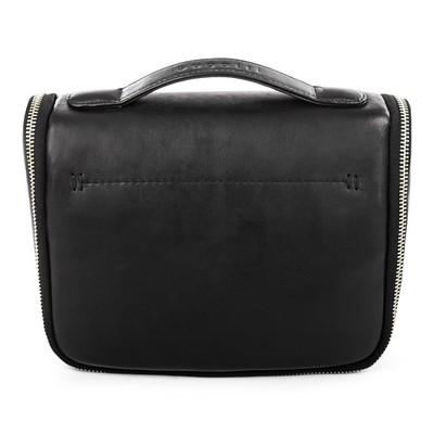 Bugatti Colombian Leather Toiletry Bag - Black