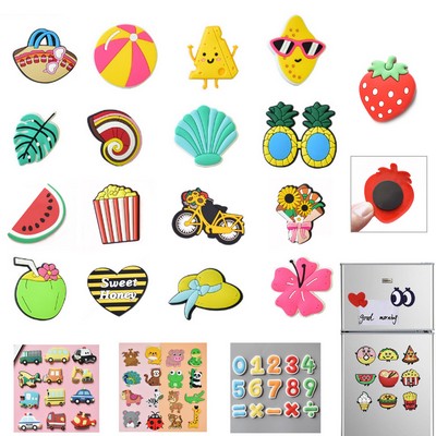 Custom Shape Perfect Decorative Pvc Fridge Magnets(2"X2")