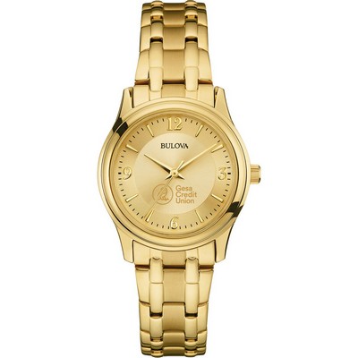 Bulova Ladies' Gold-tone Bracelet Watch