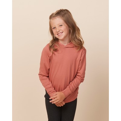 Youth Essential Long Sleeve Hooded Tee