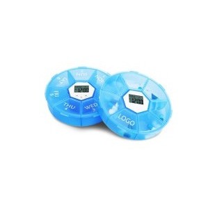 Circular Timing 7 Days Pill Box
