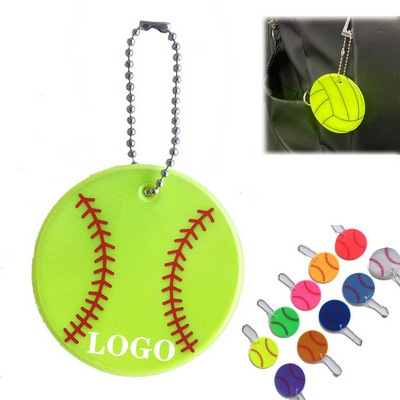 PVC Reflective Round Pendant