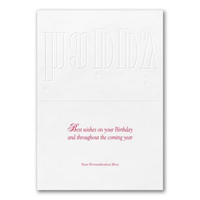 Happy Pattern Birthday Card