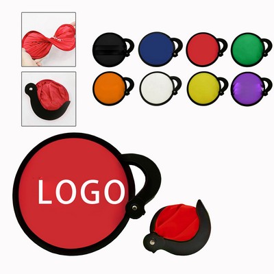 Black handle Collapsible Fan