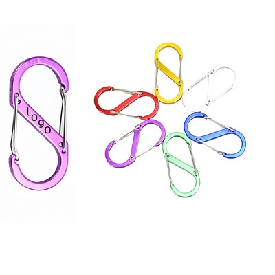S-Shaped Carabiner Clip