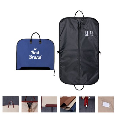 Collapsible Oxford Cloth Suit Protector Tote