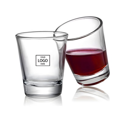 2 Oz. Clear Shot Glasses w/Heavy Base